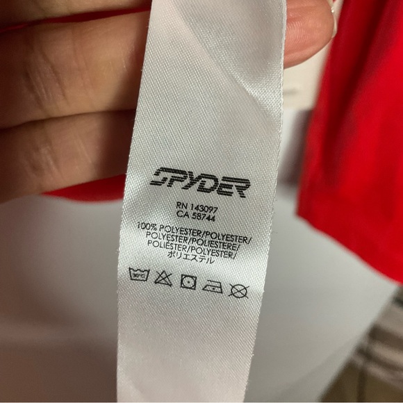 Spyder Zip Pullover Athletic Top - Picture 3 of 8